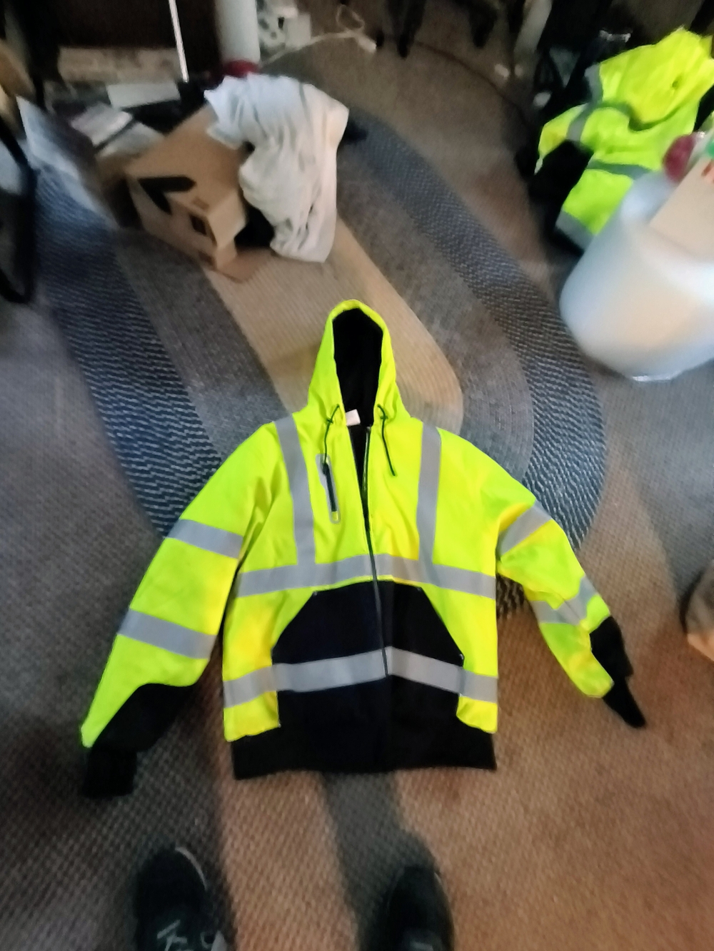 Size 2 XL Safety Work Jacket Used